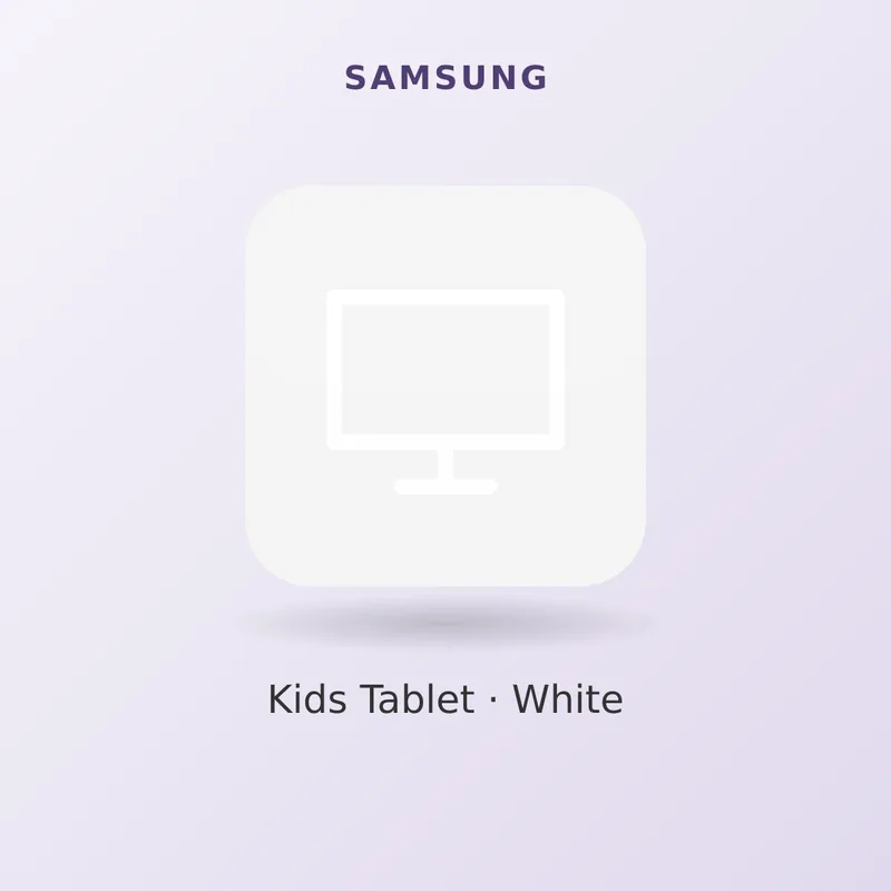 Samsung 11" Kids Tablet, White