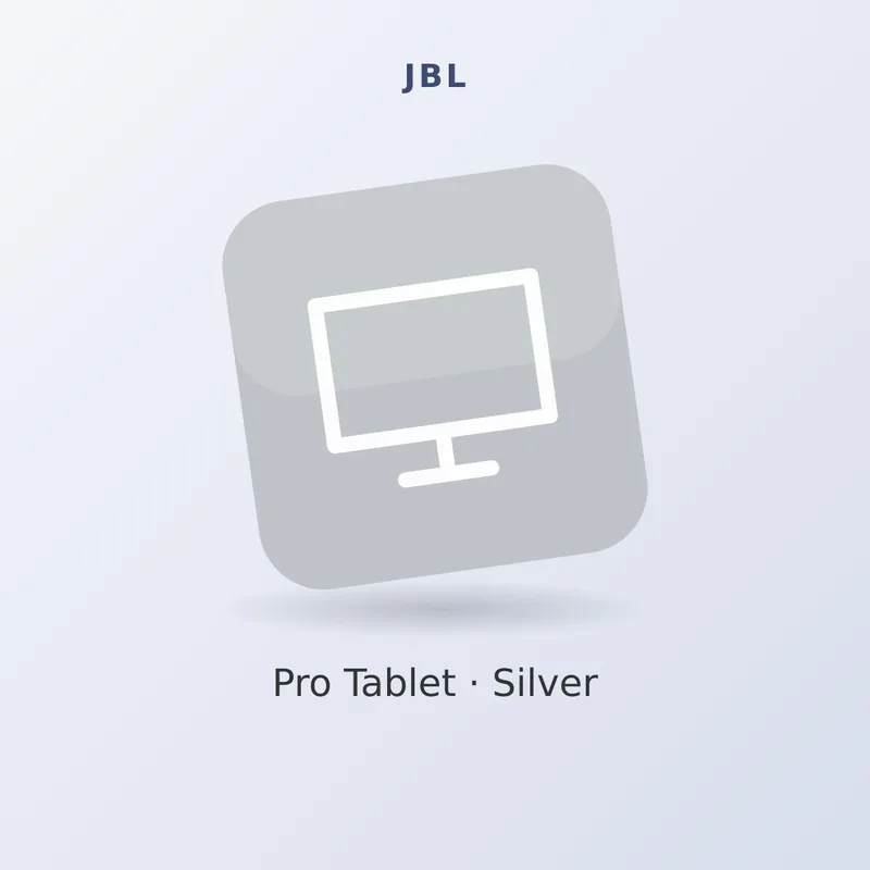 JBL 12.9" Pro Tablet, Silver