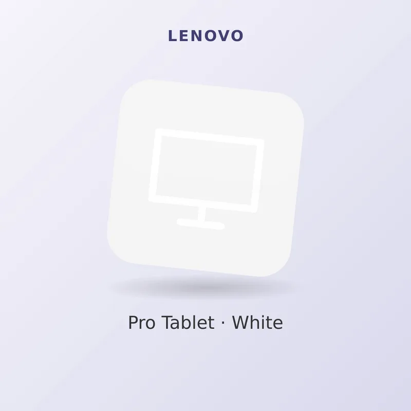 Lenovo 10.9" Pro Tablet, White