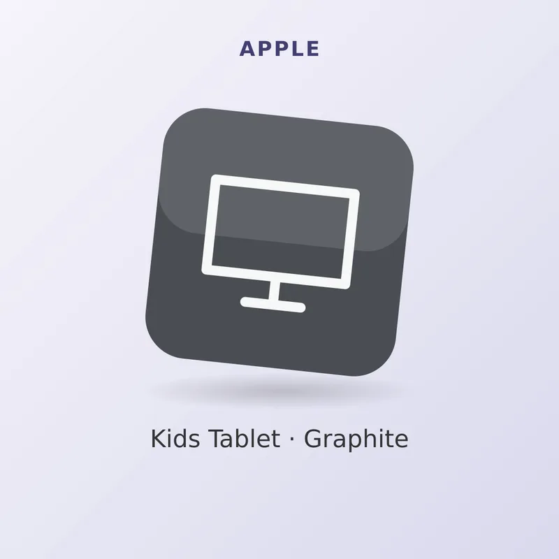 Apple 8" Kids Tablet, Graphite