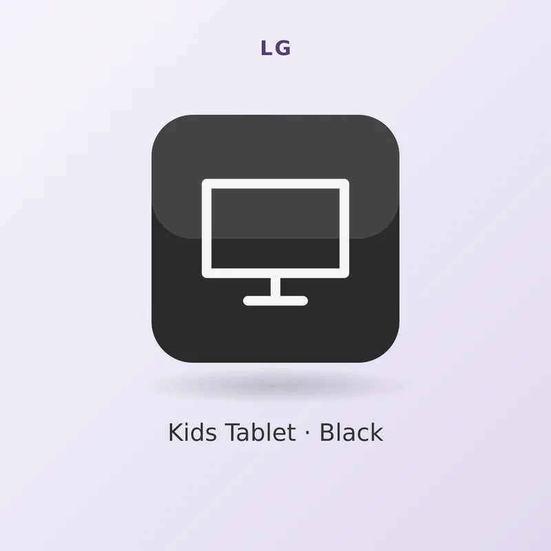 LG 12.9" Kids Tablet #206, Black