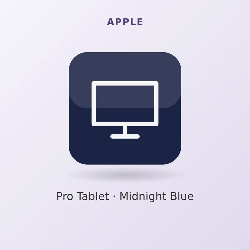 Apple 10.9" Pro Tablet, Midnight Blue