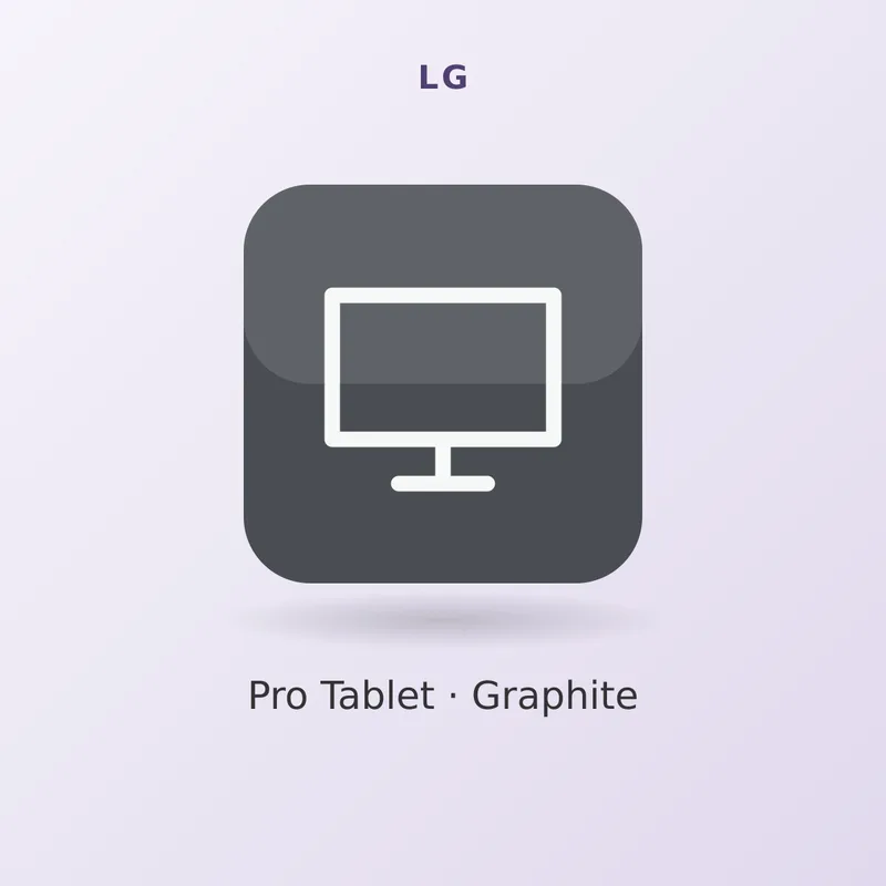 LG 8" Pro Tablet, Graphite