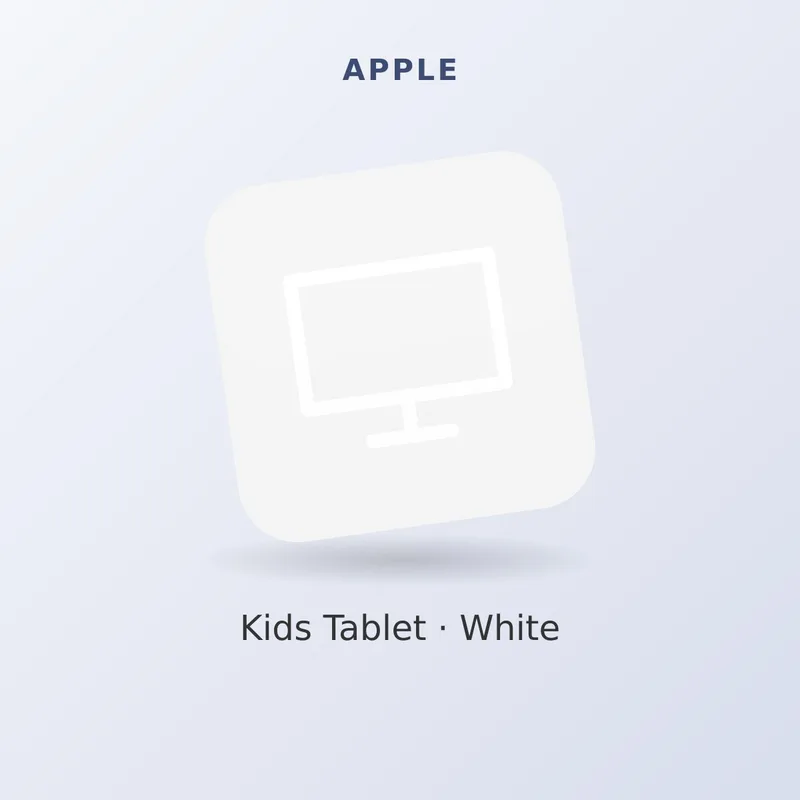 Apple 8" Kids Tablet, White