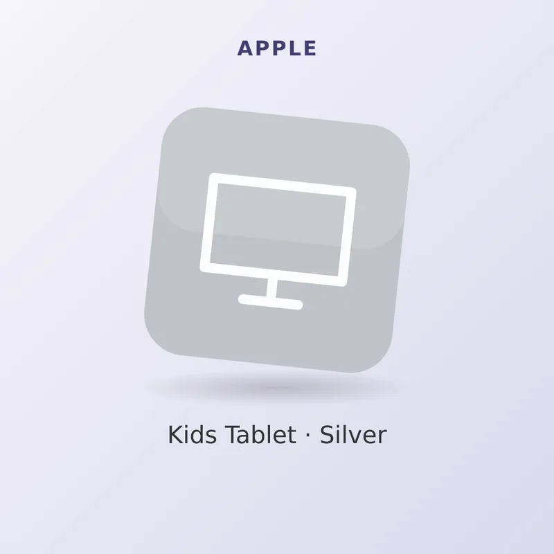 Apple 10.9" Kids Tablet #29, Silver
