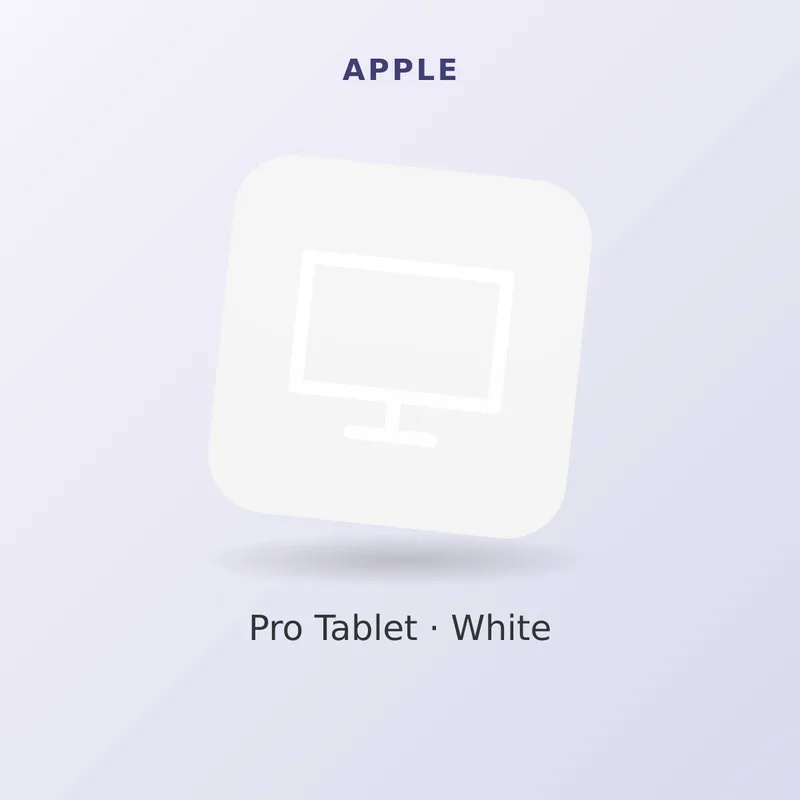 Apple 10.9" Pro Tablet, White