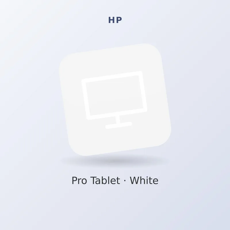 HP 8" Pro Tablet, White