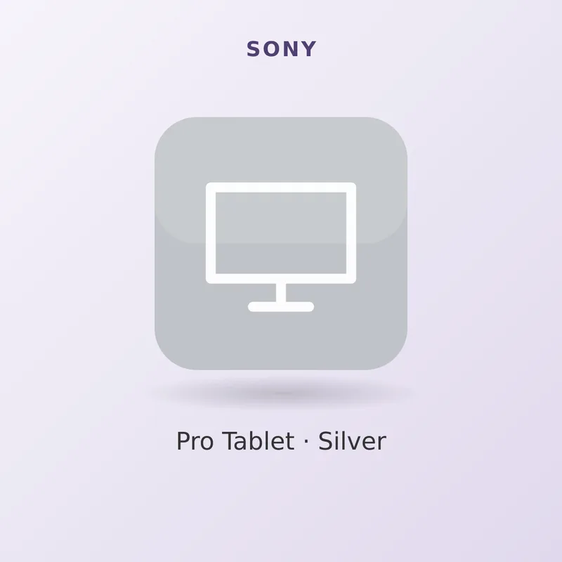 Sony 12.9" Pro Tablet, Silver
