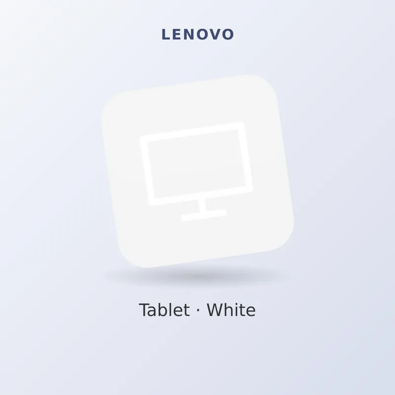 Lenovo 11" Tablet, White