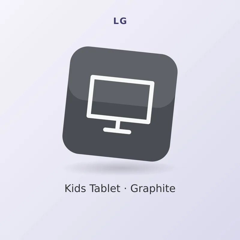 LG 8" Kids Tablet, Graphite