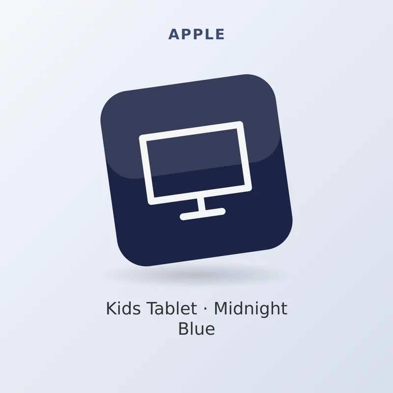 Apple 10.9" Kids Tablet #29, Midnight Blue