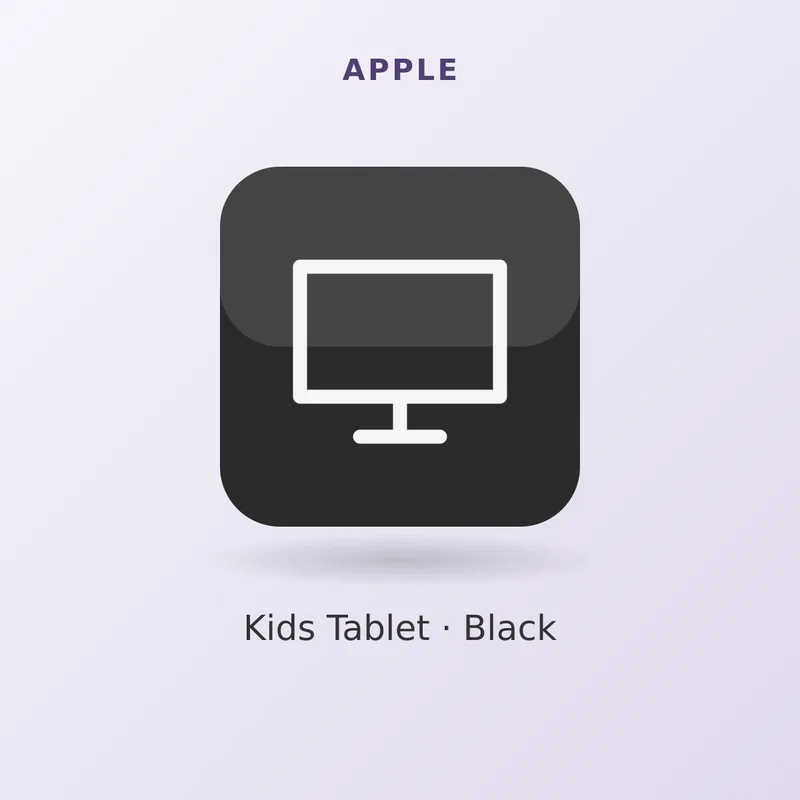 Apple 10.9" Kids Tablet #29, Black