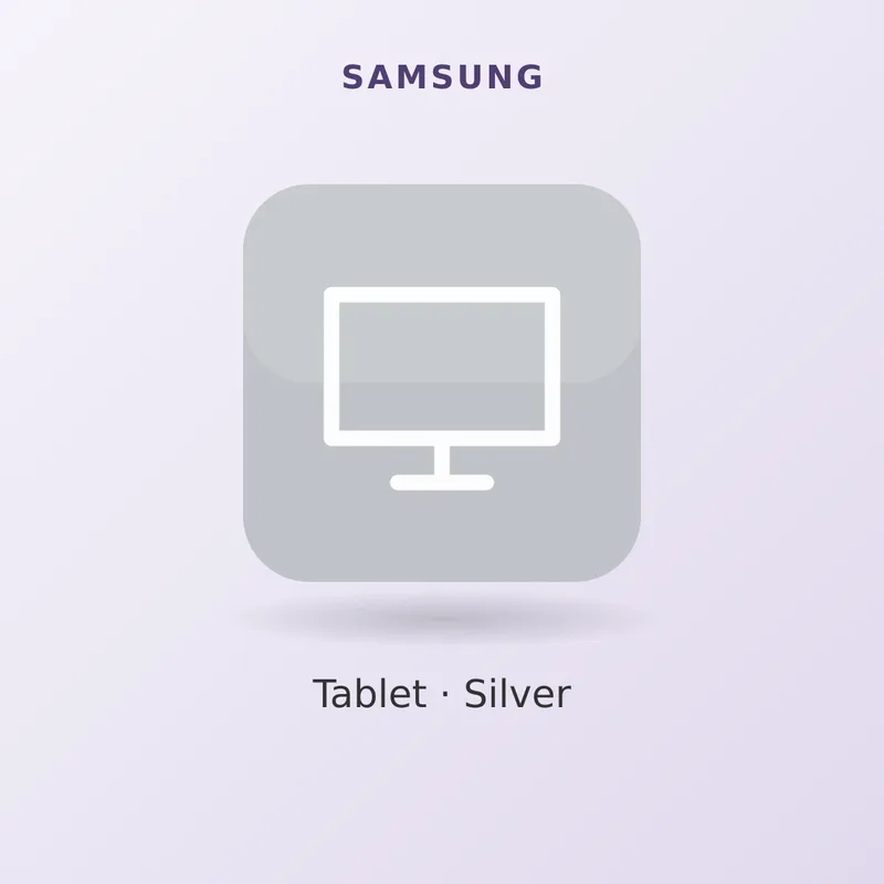 Samsung 12.9" Tablet, Silver